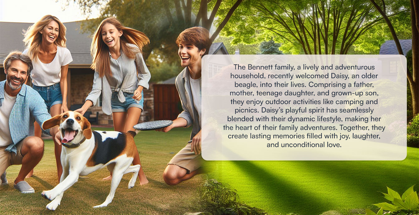 The Bennett Family – Energetic First-Time Pet Owners