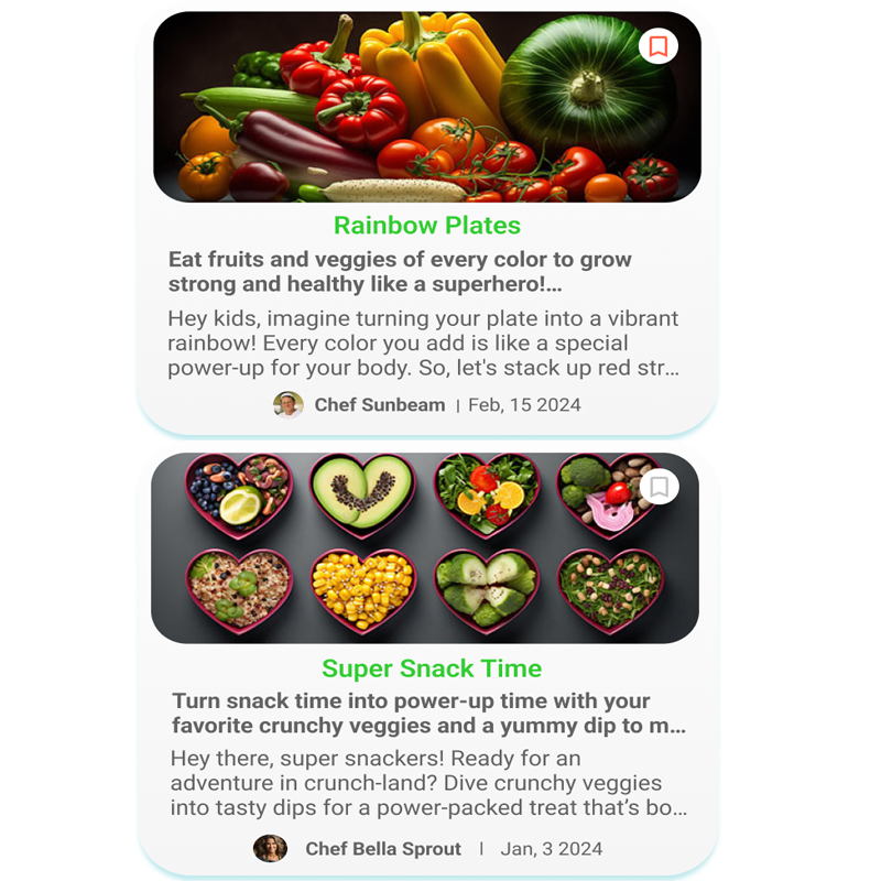 Interactive Cooking with Healthy Eating Tips