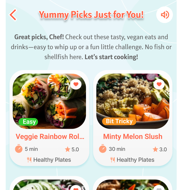 Personalized Recipe Suggestions